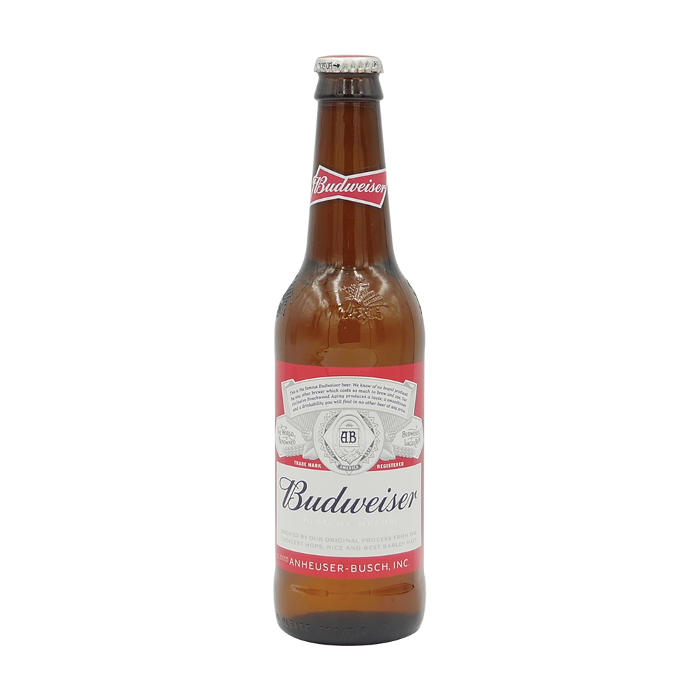 BUDWEISER BEER (BOTTLE) - 330ML
