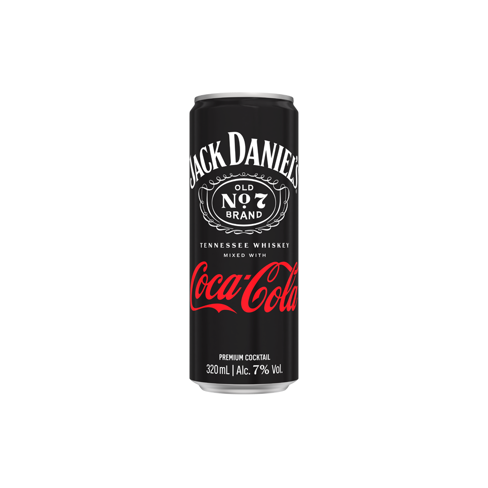 JACK DANIEL AND COKE CAN (320ML)