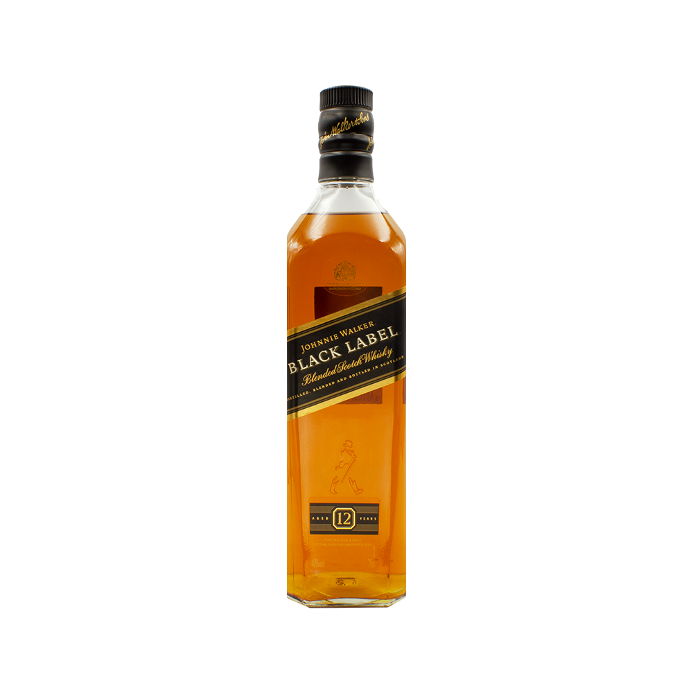 JOHNNIE WALKER BLACK LABEL BLENDED SCOTCH WHISKY
