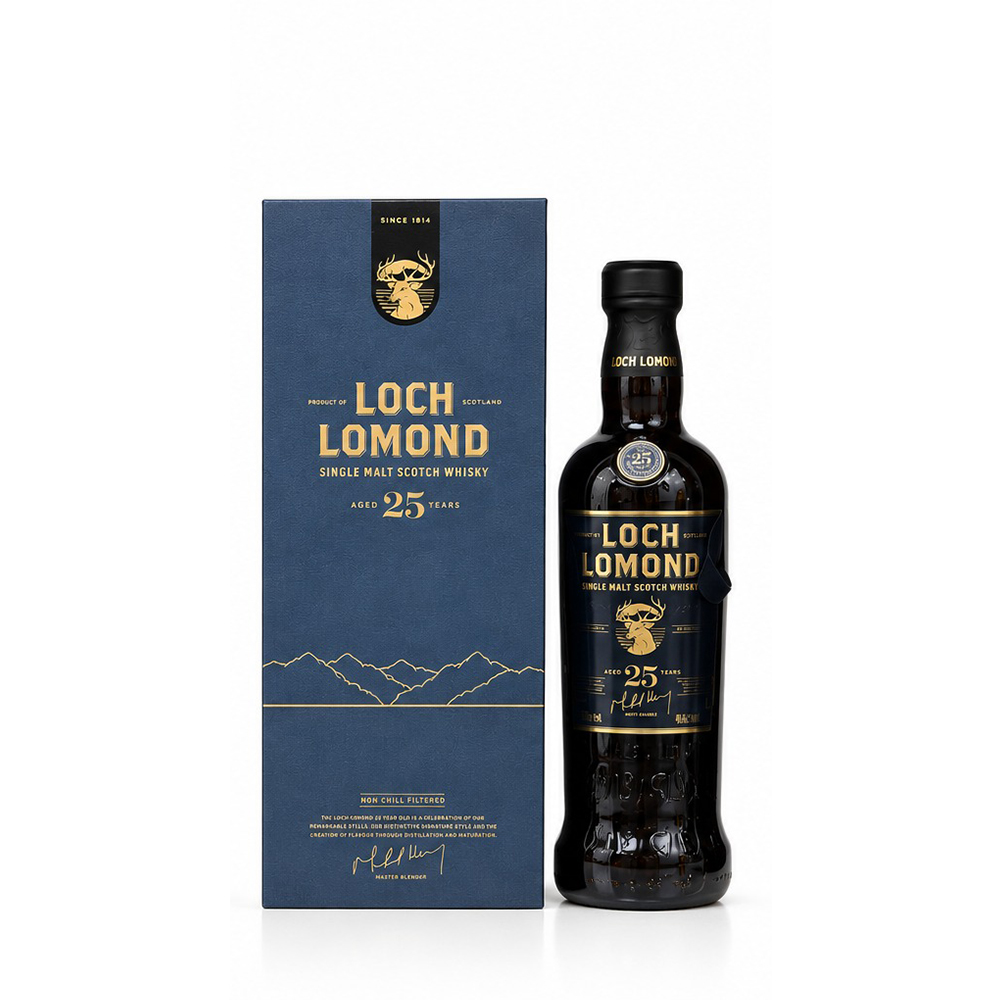LOCH LOMOND 25YO SINGLE MALT WHISKY 