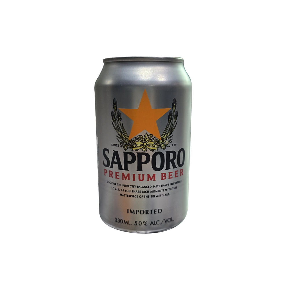 SAPPORO PREMIUM BEER CAN 