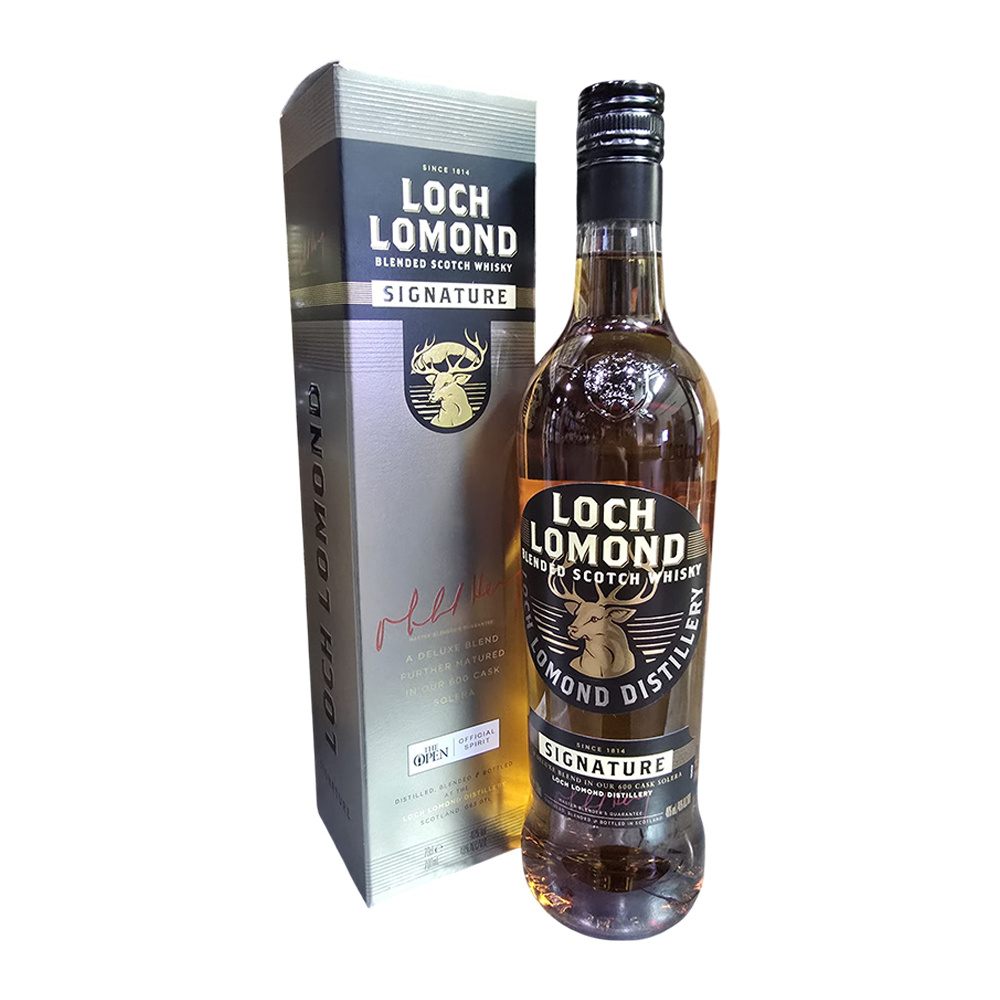 LOCH LOMOND SIGNATURE SOLERA CASK SCOTCH WHISKY  W/GB