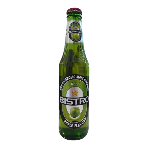 [BNAMBBA-33] BISTRO NON-ALCOHOLIC MALT BEVERAGE 0.0% APPLE (BOTTLE)