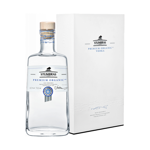 STUMBRAS PREMIUM ORGANIC VODKA W/GB