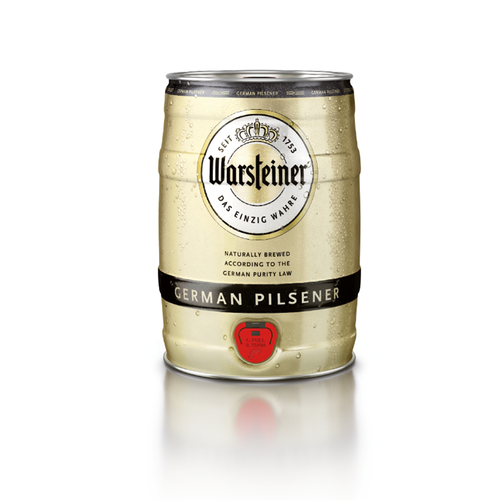 WARSTEINER BEER KEG 2/5L