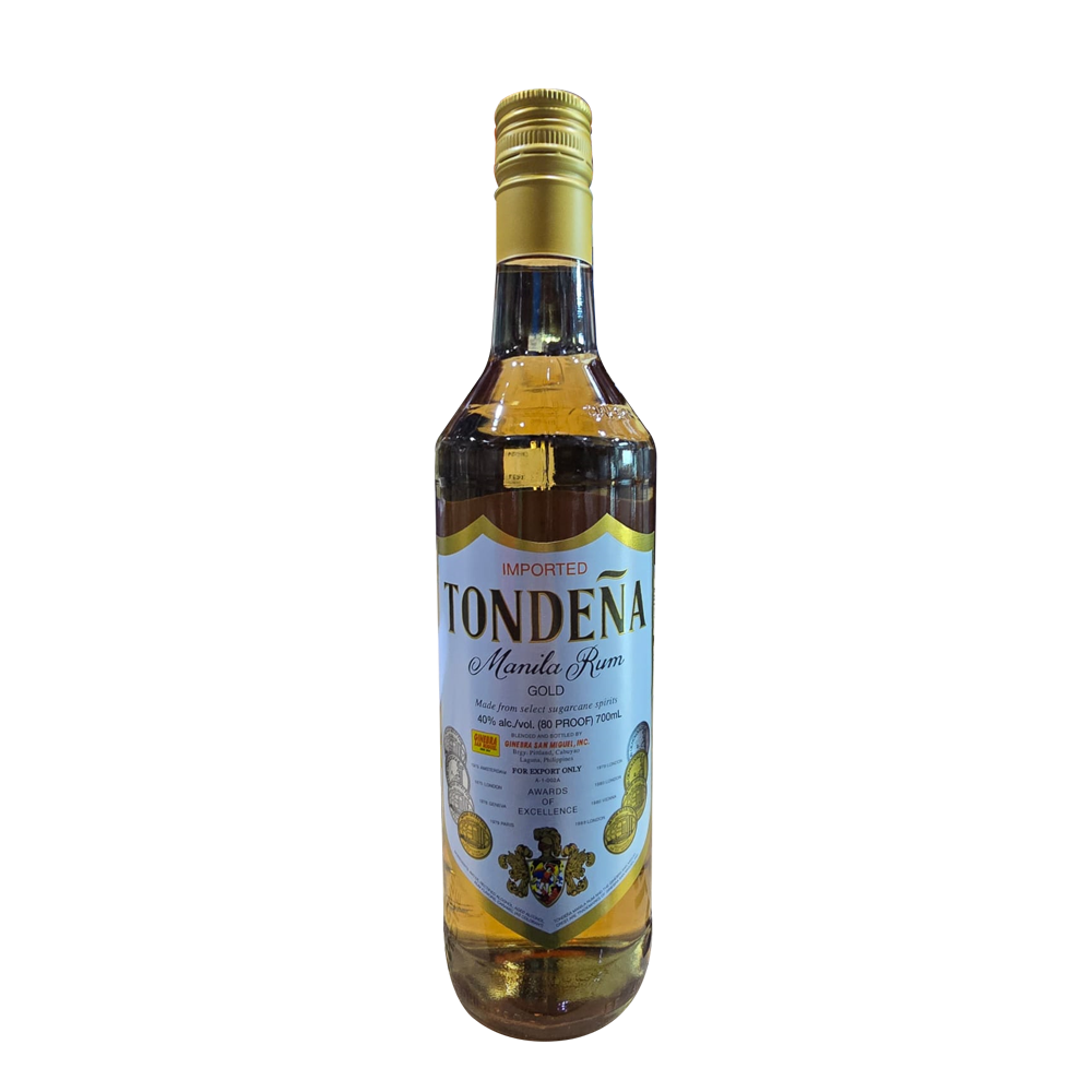 TONDENA MANILA RUM GOLD (700ML)