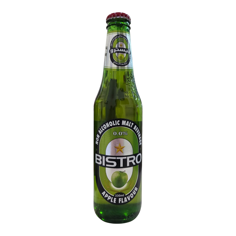 BISTRO NON-ALCOHOLIC MALT BEVERAGE 0.0% APPLE(BOT)