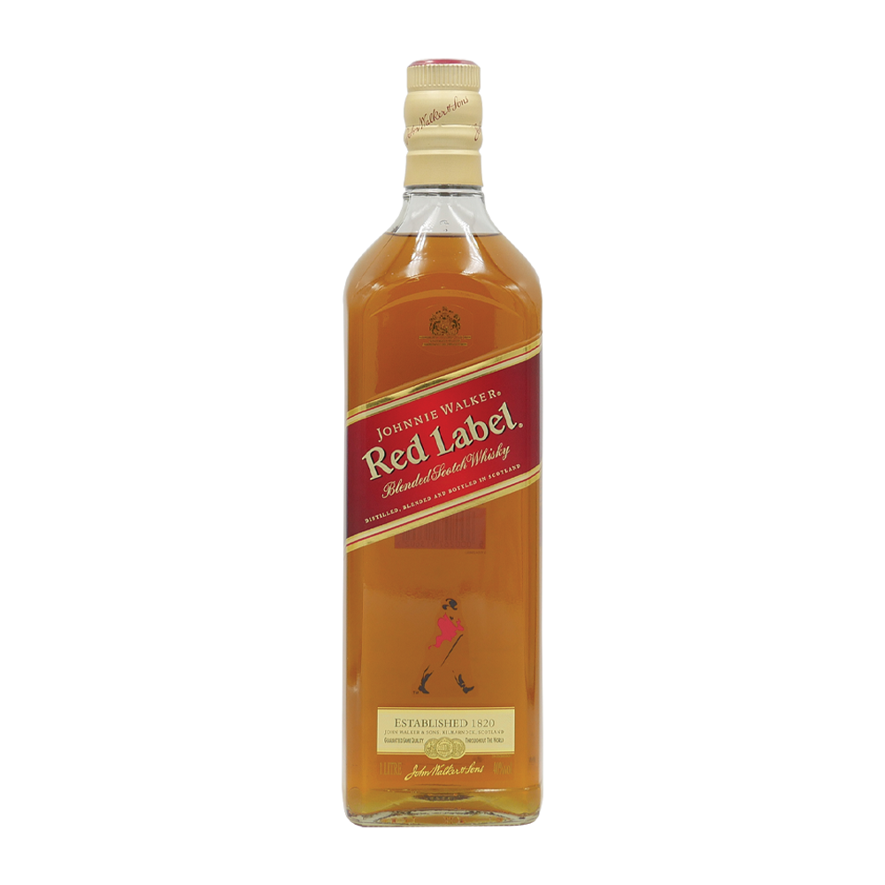 JOHNNIE WALKER RED LABEL BLENDED SCOTCH WHISKY (LTR)